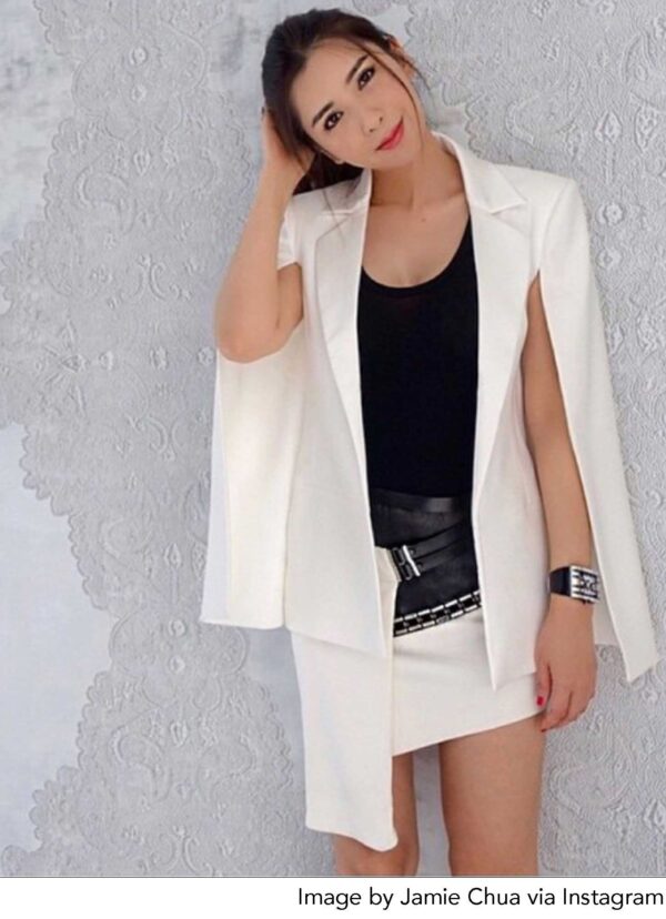 cape blazer cream
